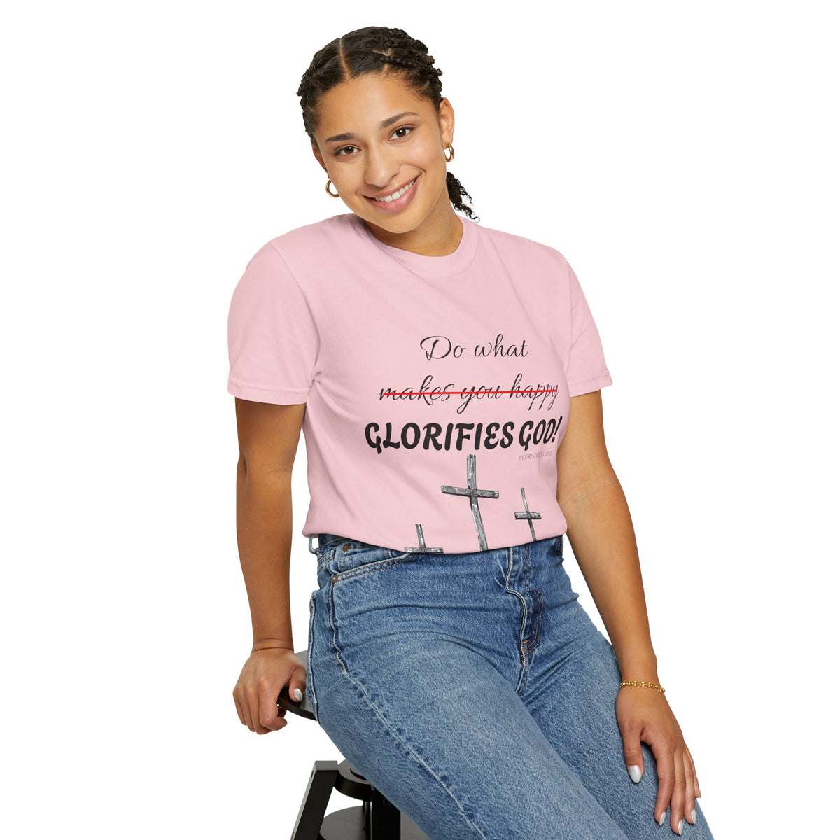 What glorifies God — Christian Unisex T-shirt