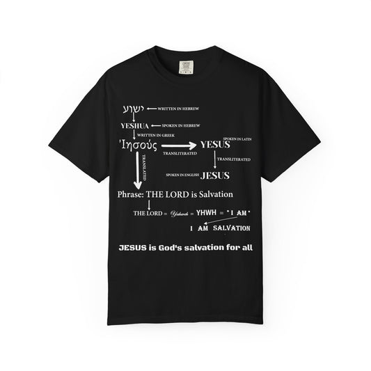 Hebrew to English — Christian Unisex Graphic T-Shirt