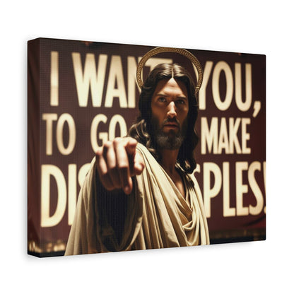 Therefore Go Make Disciples #2 - Christian Canvas Art