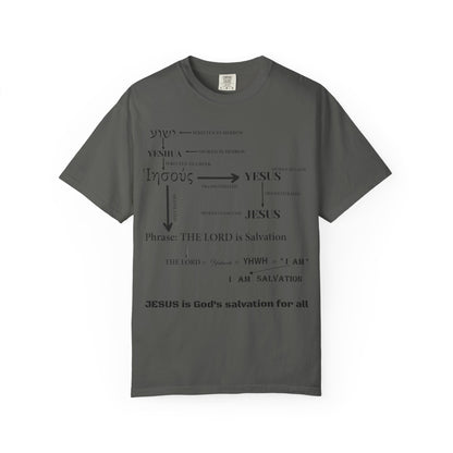 Hebrew Scripture Arrow Graphic T-Shirt