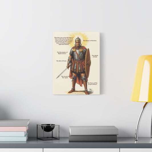 Full Armor of God - Matte Canvas Art