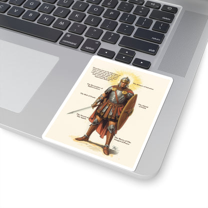 Full Armor of God - Kiss Cut Sticker