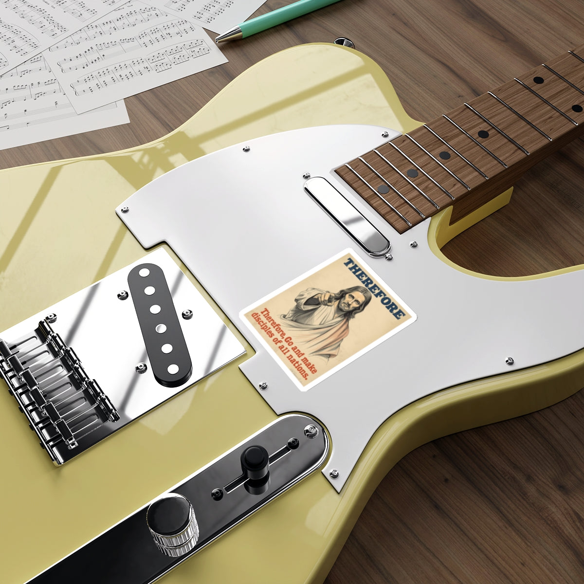 Therefore Go Make Disciples - Die Case Sticker