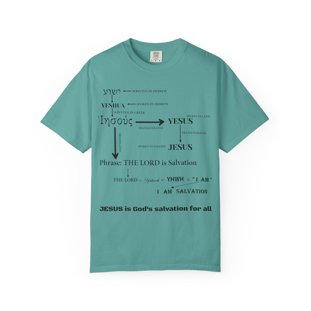 Hebrew to English — Christian Unisex Graphic T-Shirt