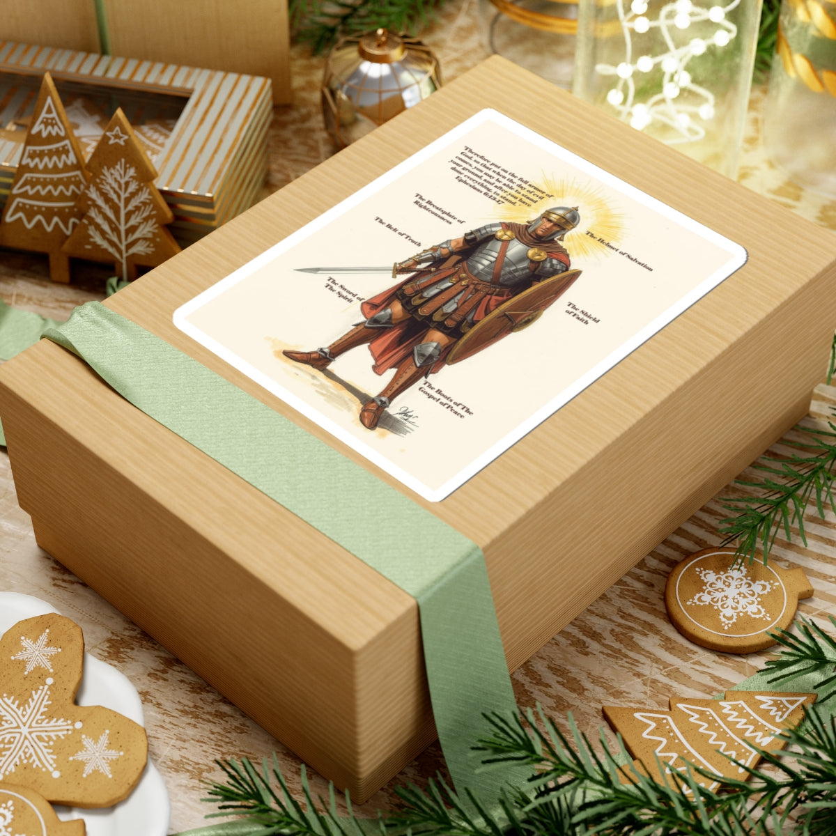 Full Armor of God - Kiss Cut Sticker