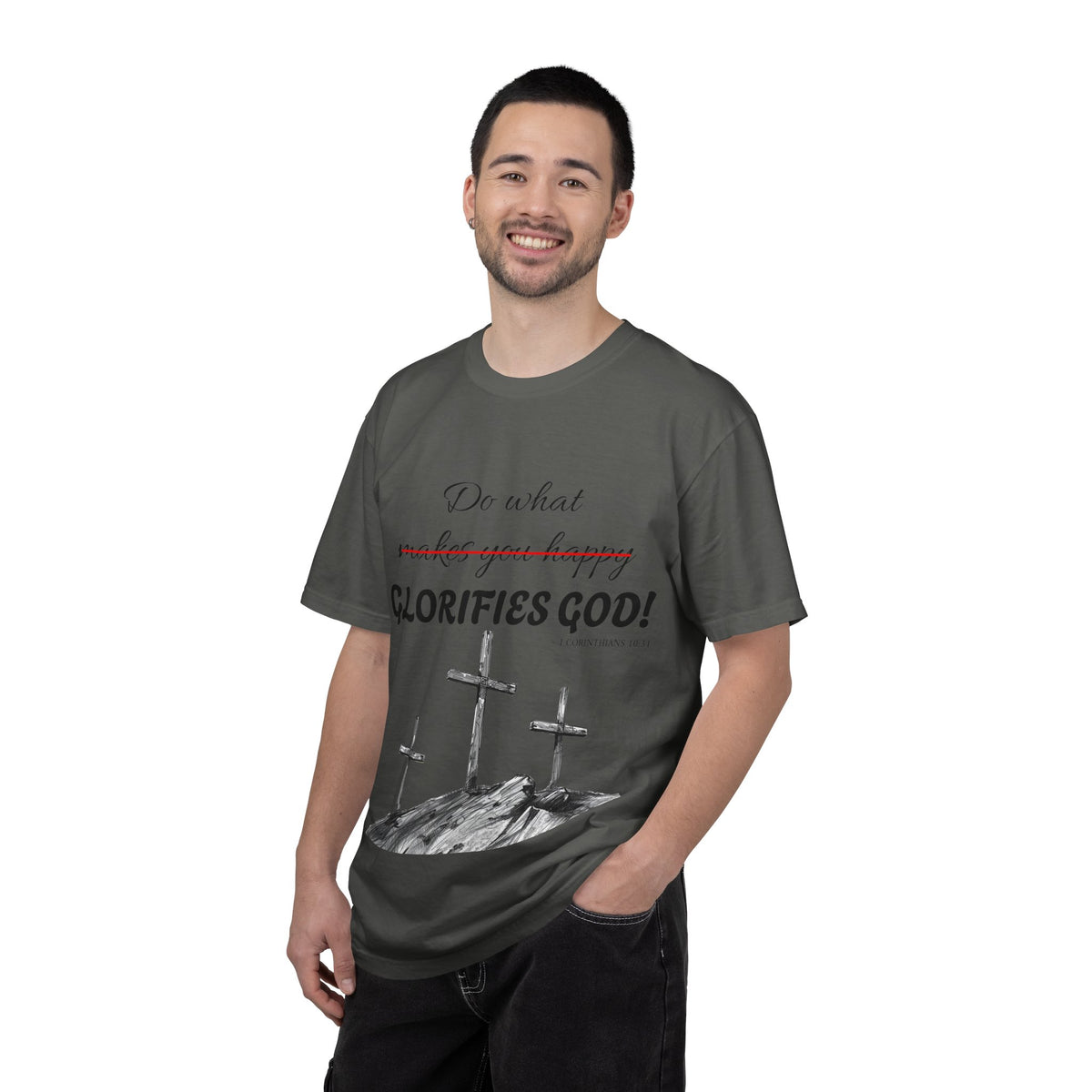 What glorifies God — Christian Unisex T-shirt