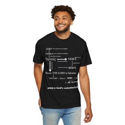 Hebrew Scripture Arrow Graphic T-Shirt