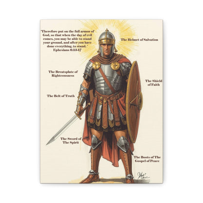 Full Armor of God - Matte Canvas Art