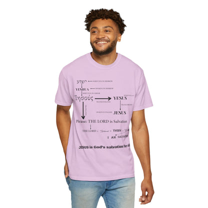 Hebrew Scripture Arrow Graphic T-Shirt