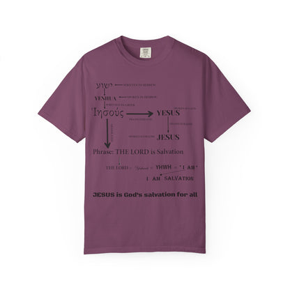 Hebrew Scripture Arrow Graphic T-Shirt