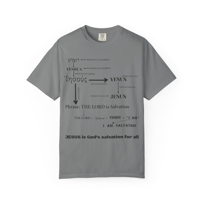 Hebrew Scripture Arrow Graphic T-Shirt