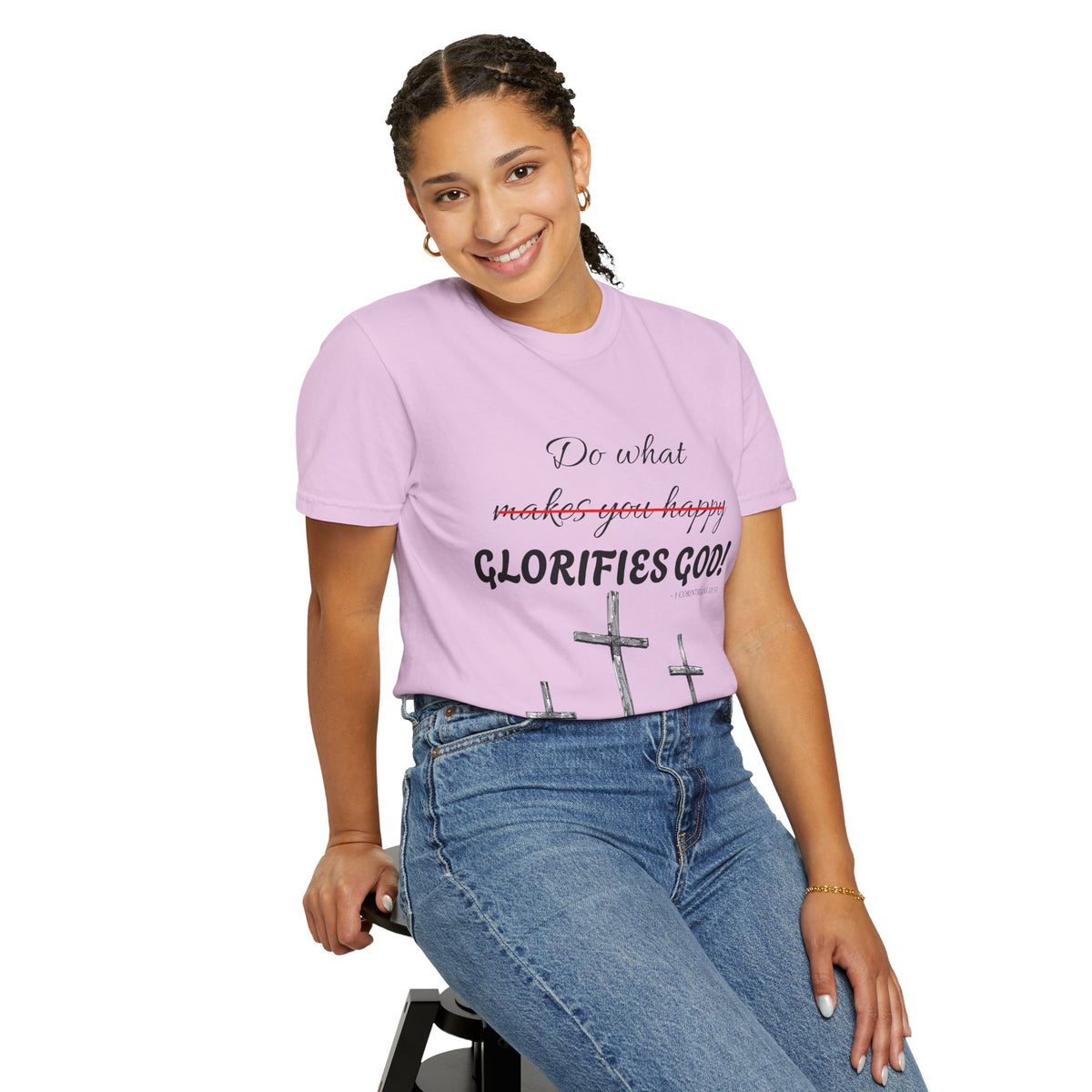 What glorifies God — Christian Unisex T-shirt