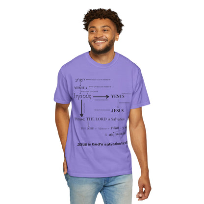 Hebrew Scripture Arrow Graphic T-Shirt