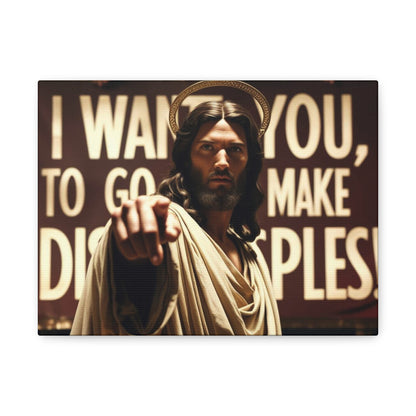 Therefore Go Make Disciples #2 - Christian Canvas Art