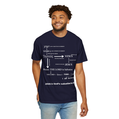 Hebrew to English — Christian Unisex Graphic T-Shirt