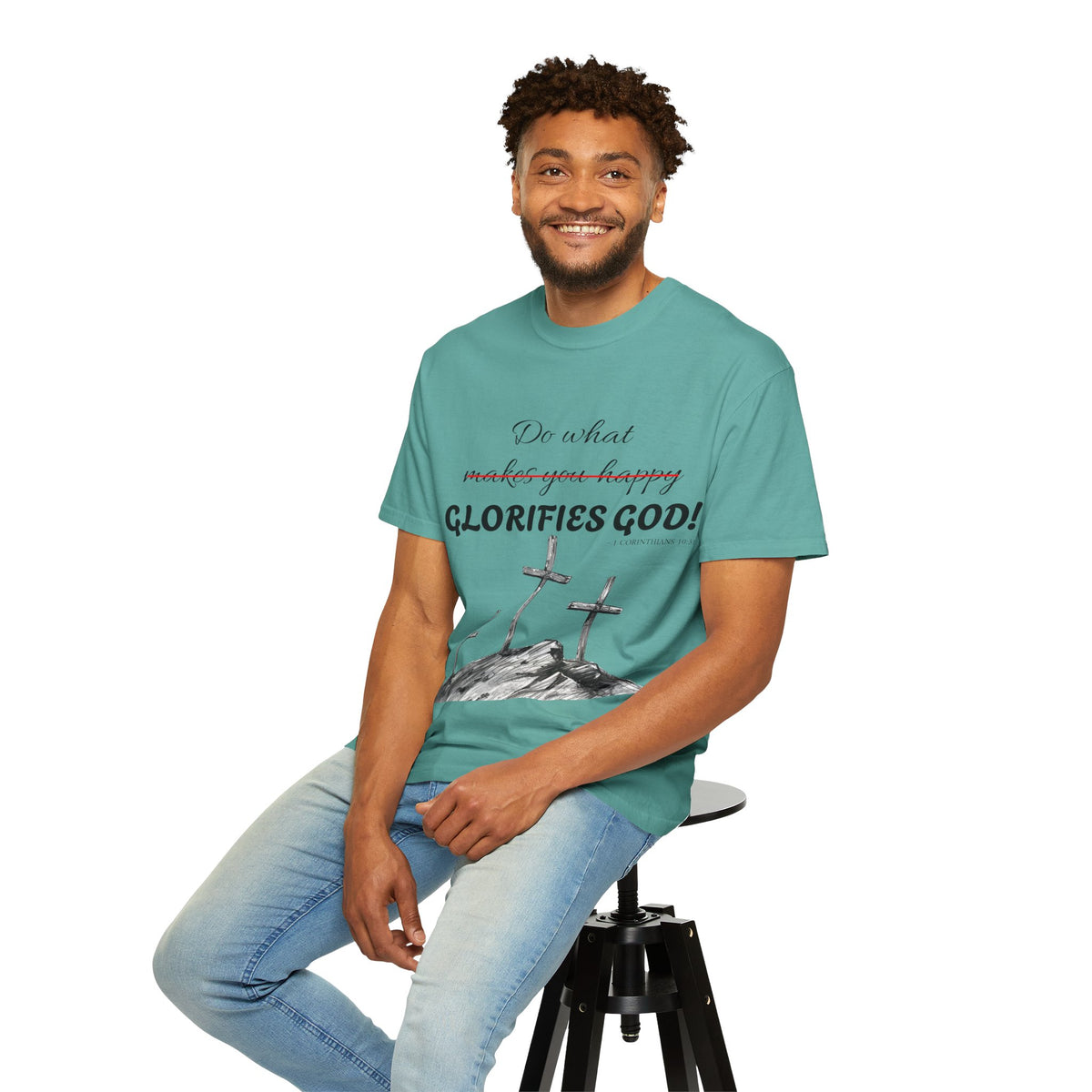 What glorifies God — Christian Unisex T-shirt