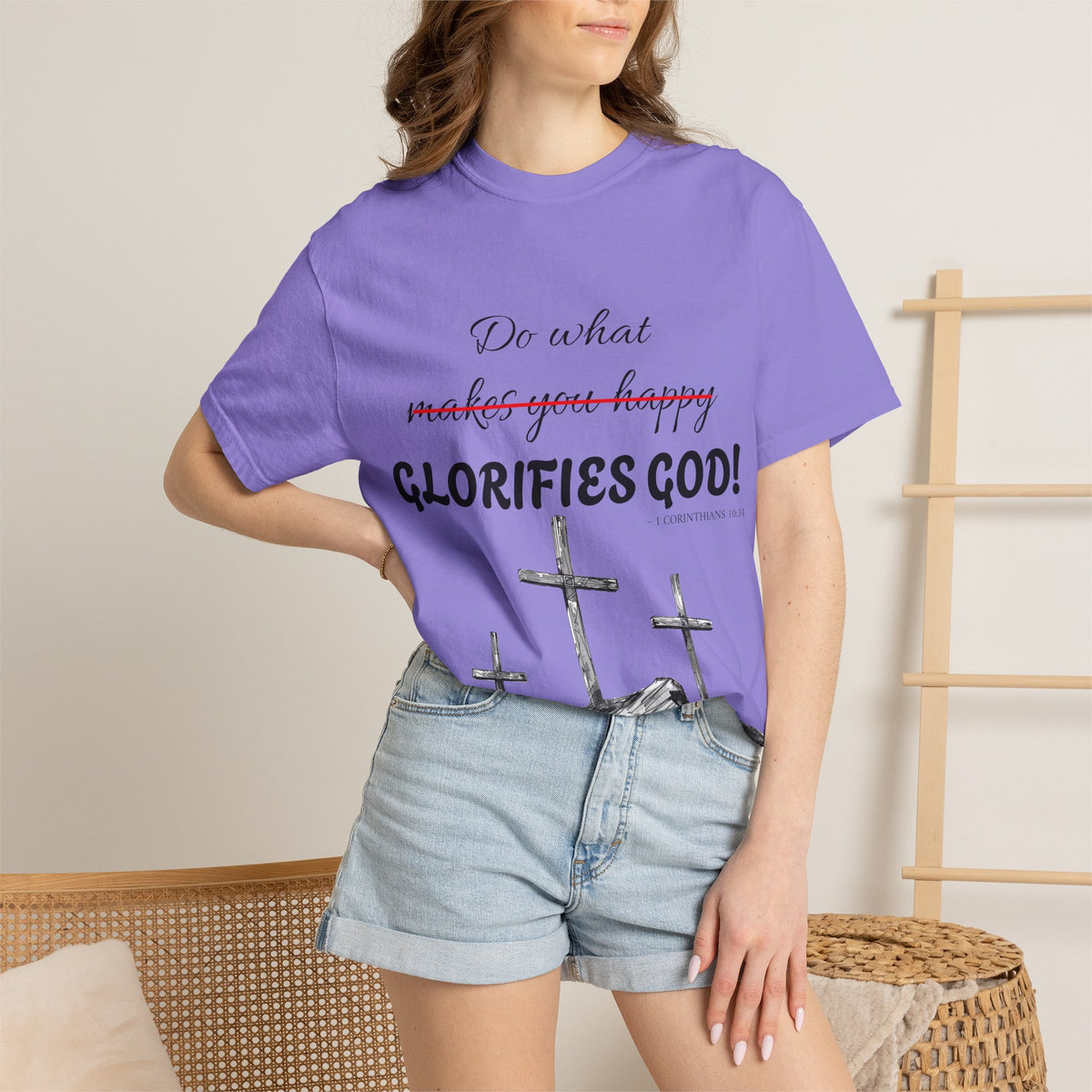 What glorifies God — Christian Unisex T-shirt