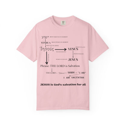 Hebrew Scripture Arrow Graphic T-Shirt