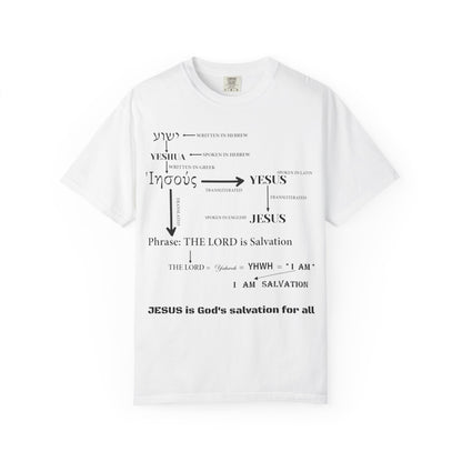 Hebrew Scripture Arrow Graphic T-Shirt