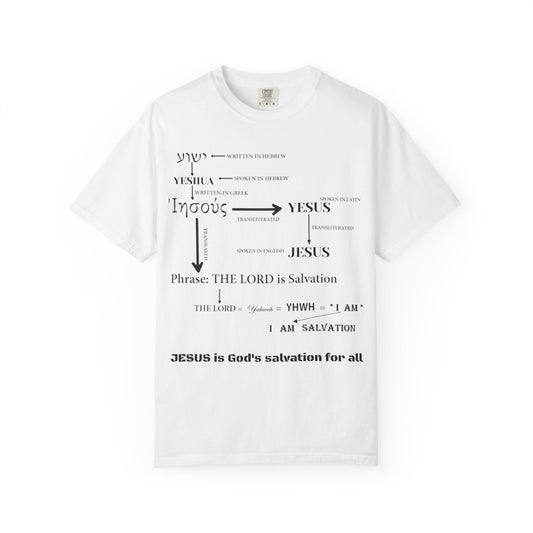 Hebrew to English — Christian Unisex Graphic T-Shirt