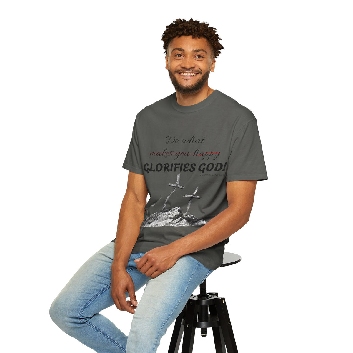 What glorifies God — Christian Unisex T-shirt