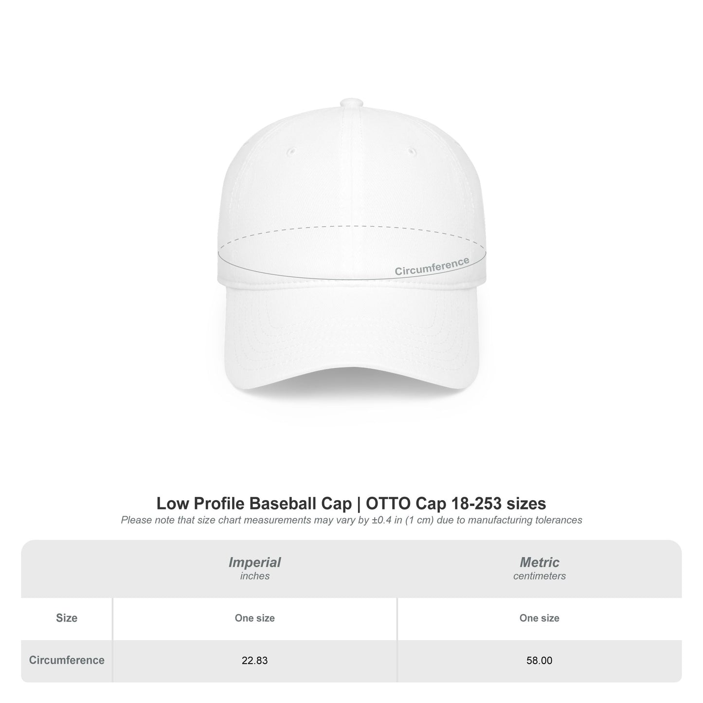 Name of God low-profile baseball cap