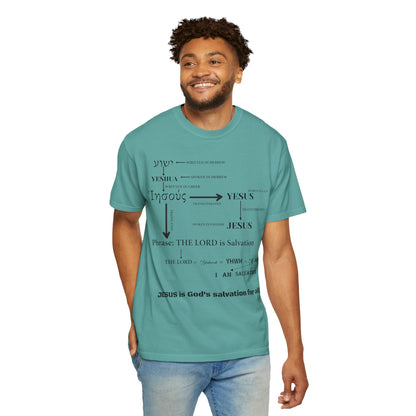 Hebrew Scripture Arrow Graphic T-Shirt
