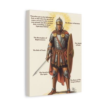 Full Armor of God - Matte Canvas Art
